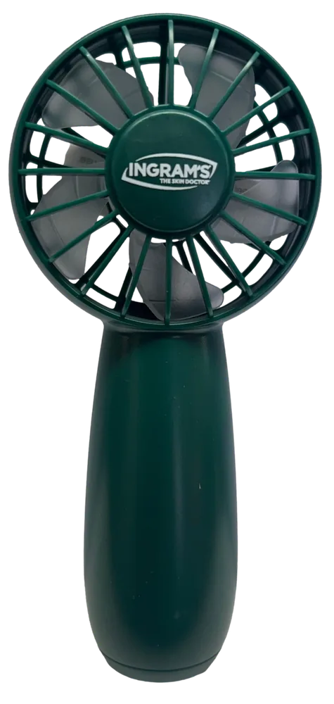 Branded plastic fan